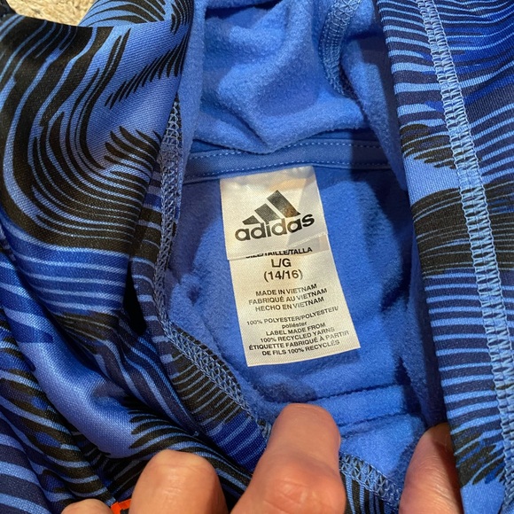 Adidas hoodie- size 14-16- boys - Picture 1 of 3